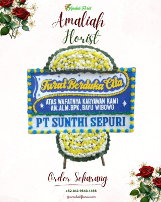 Papan Bunga Duka di Andey